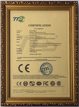 電容式觸摸(LVD)認證證書